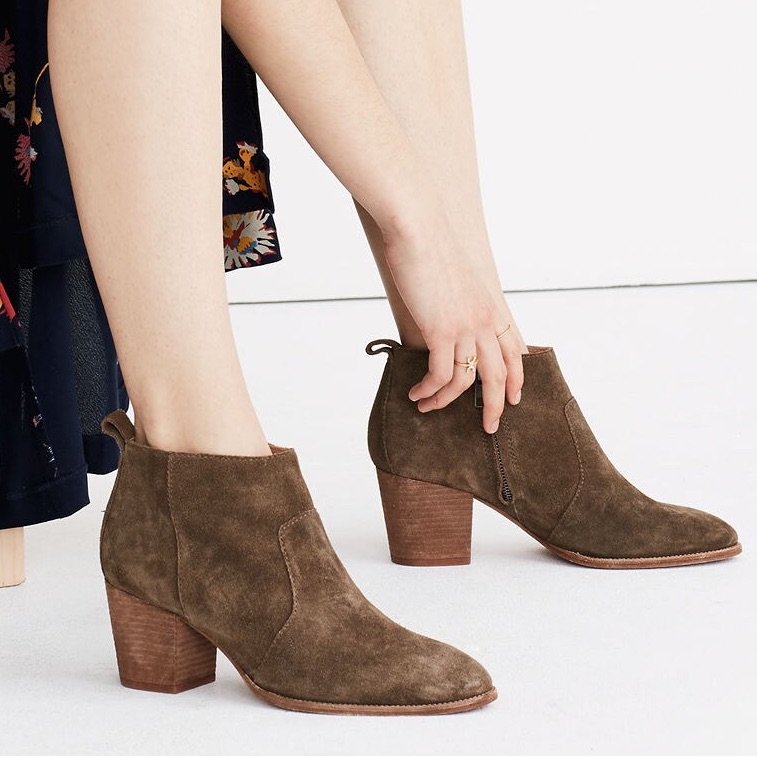 Madewell Brenner Suede Boot